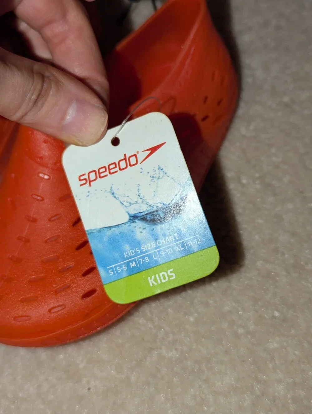 Nwt Speedo Kids Shoes Sz S 5-6